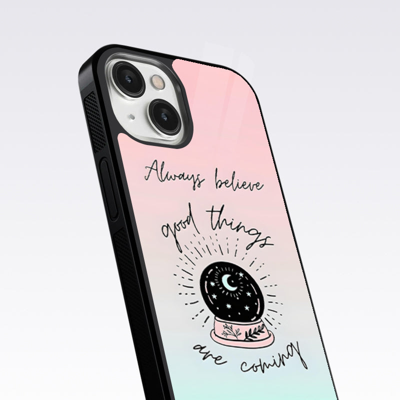 Always Believe Glass Case For Oneplus 9 Pro