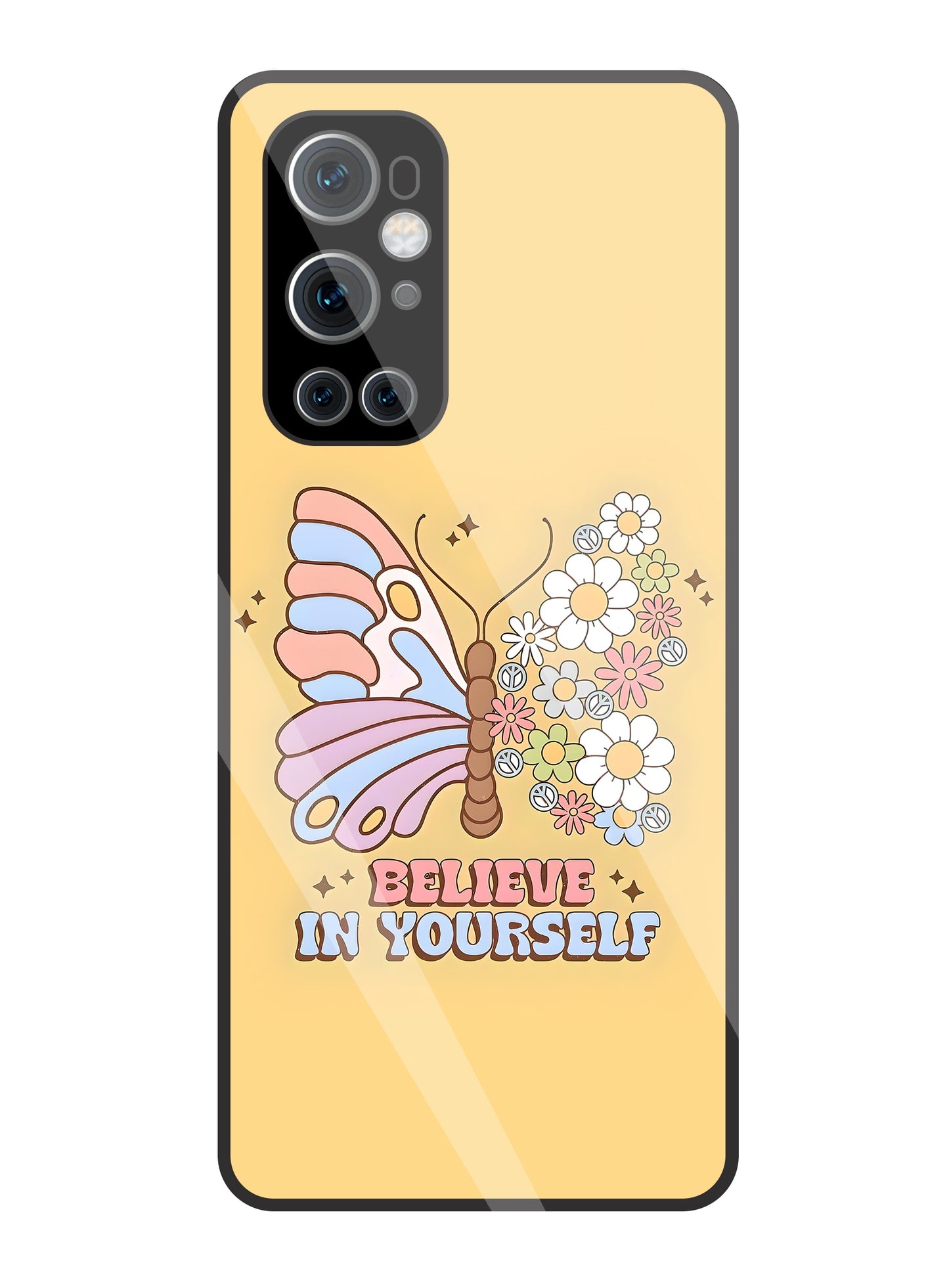 Believe In Yourself Glass Case For OnePlus 9 Pro