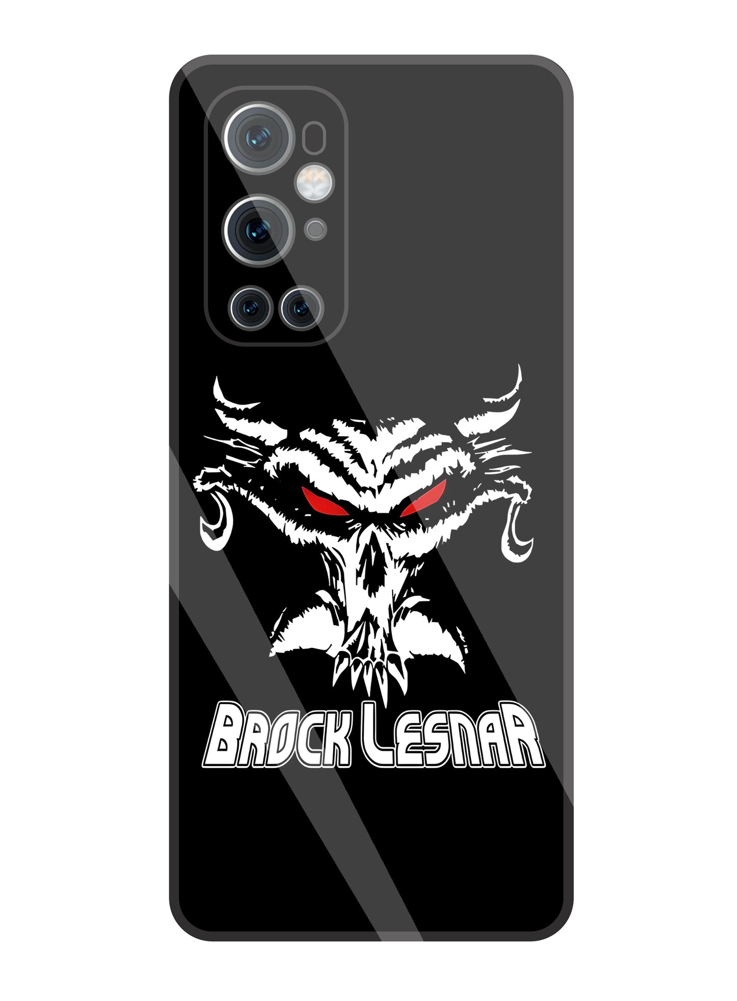 Brock Lesnar WWE Glass Case For OnePlus 9 Pro