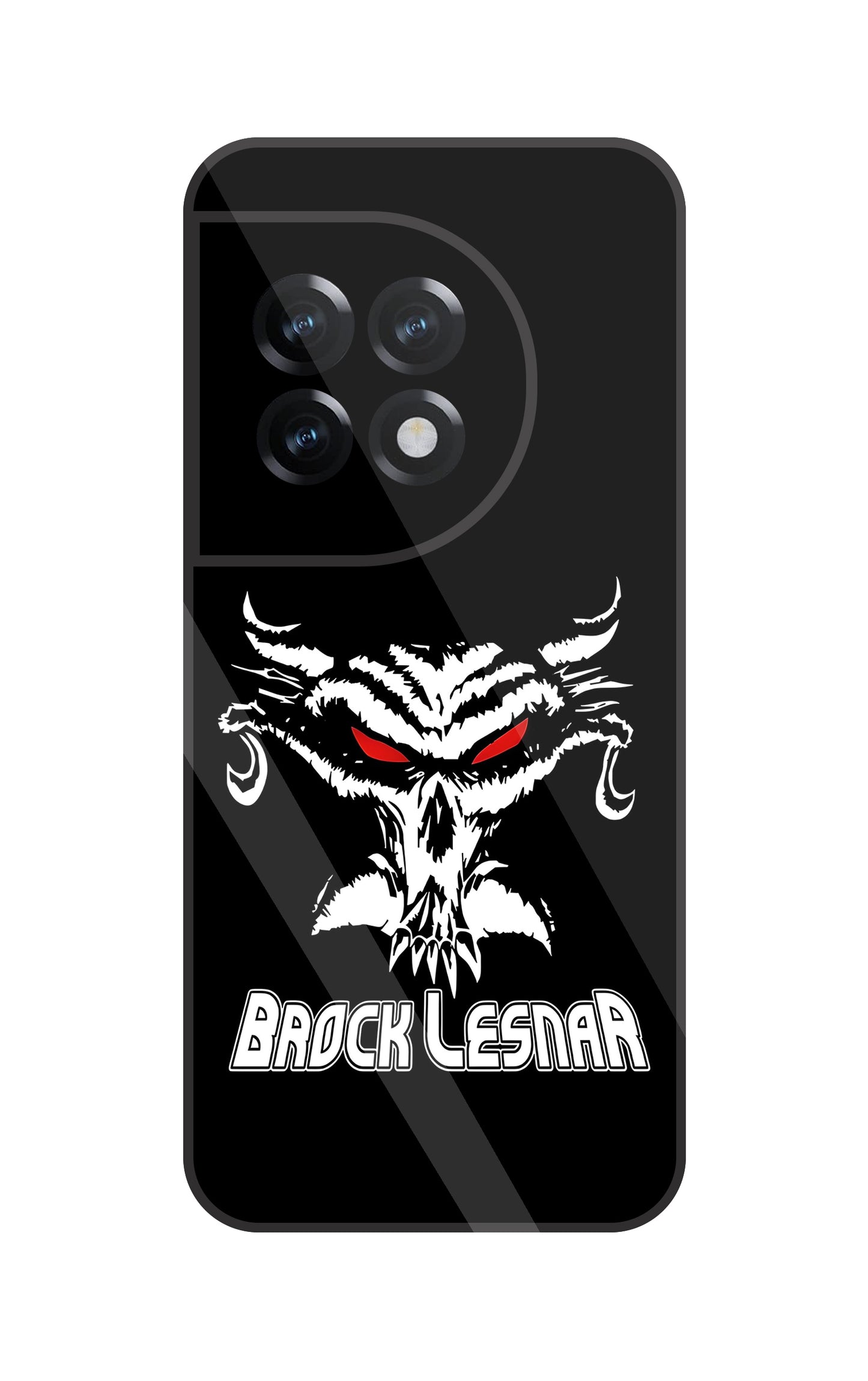 Brock Lesnar WWE Glass Case For OnePlus 11R