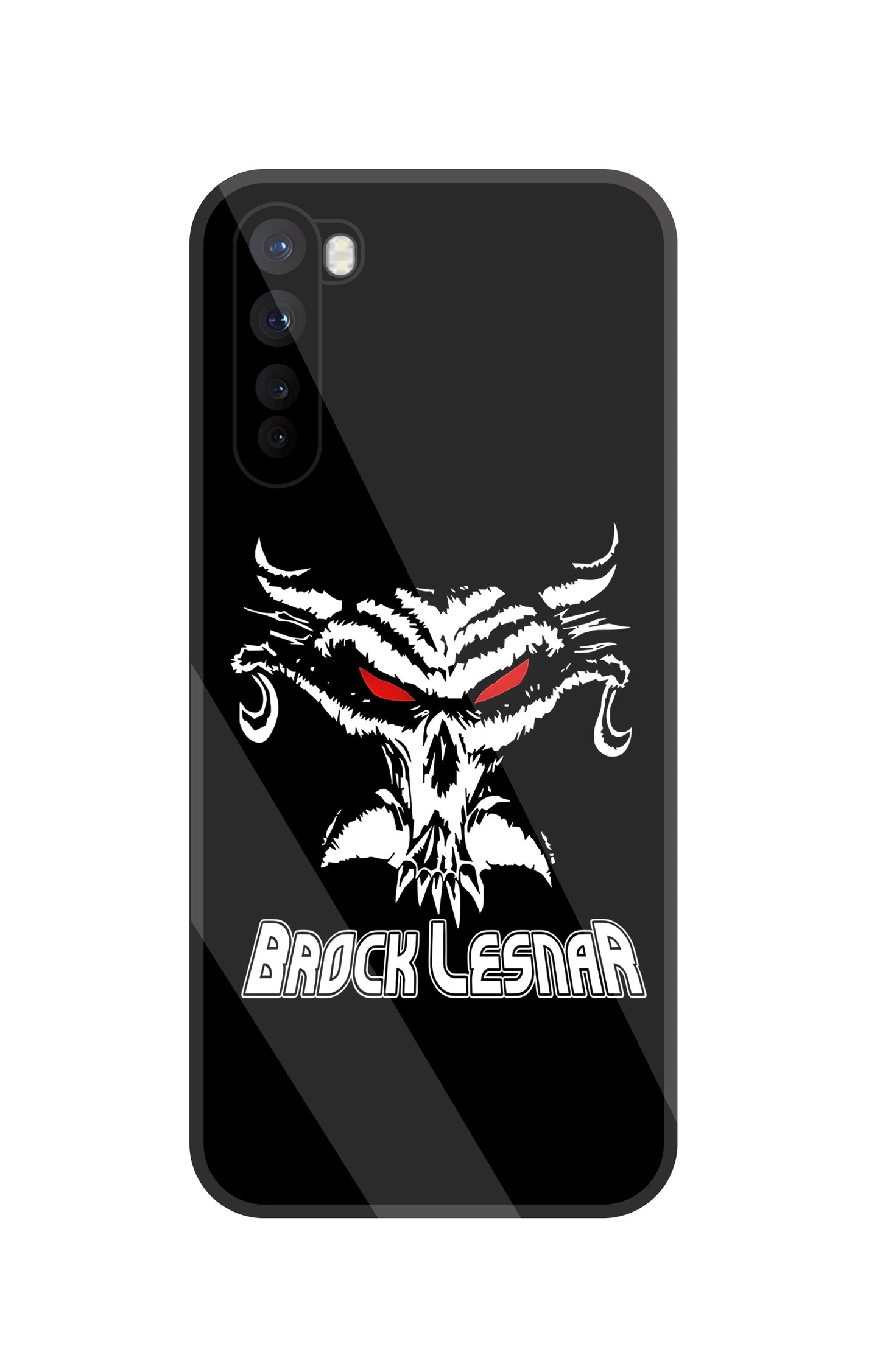 Brock Lesnar WWE Glass Case For OnePlus Nord