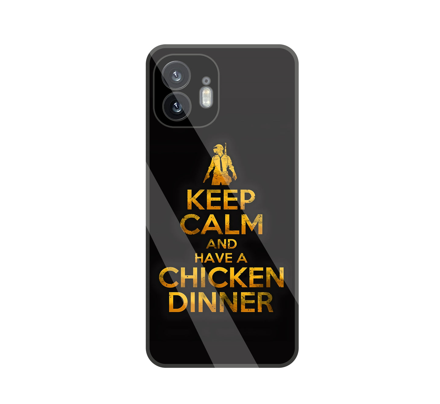 Chicken Dinner Glass Case For Nothing Phone 2