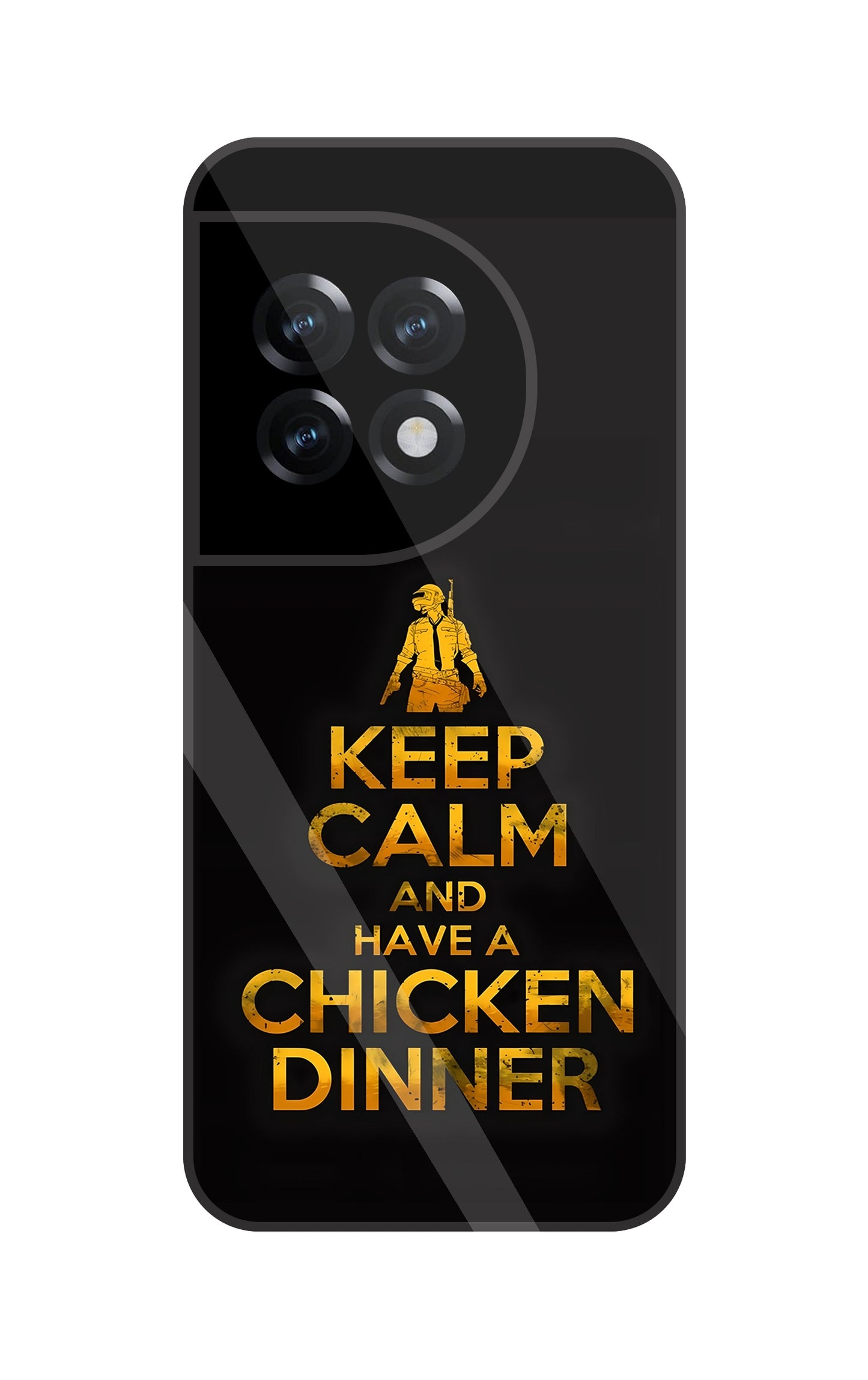 Chicken Dinner Glass Case For OnePlus 11R