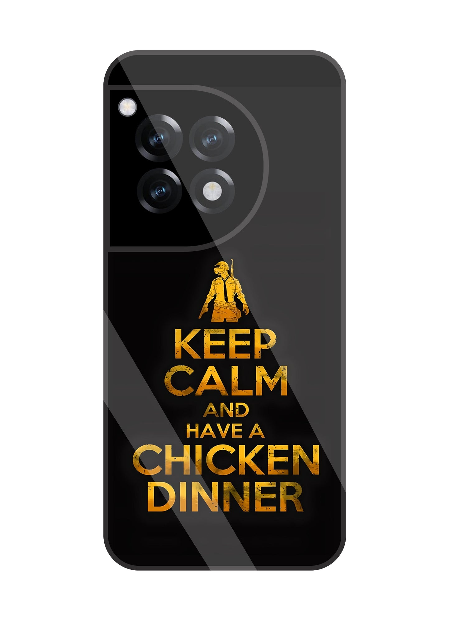 Chicken Dinner Glass Case For OnePlus 12R