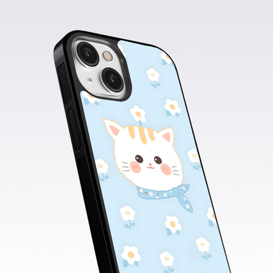 Cute Kitten glass Case For Nothing Phone 2