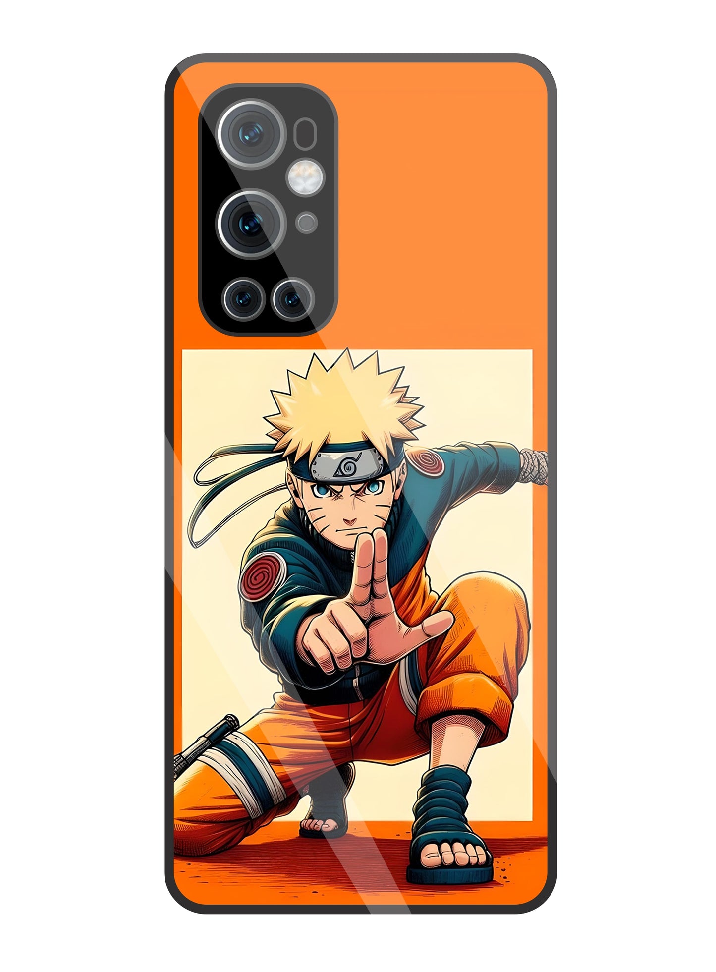 Cute Naruto Glass Case For OnePlus 9 Pro