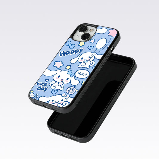 Cute Puppy Girl Glass Case For OnePlus Nord