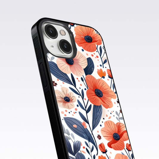 Daisy Flower Water Color Vintage glass Case For Nothing Phone 2