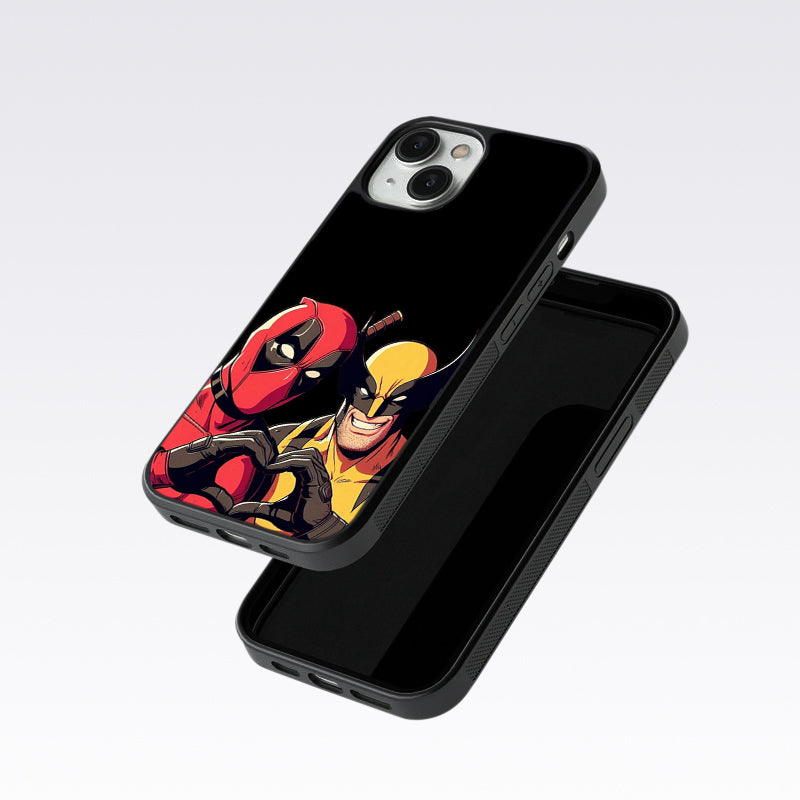 Deadpool & Wolverine Glass Case For OnePlus 12R