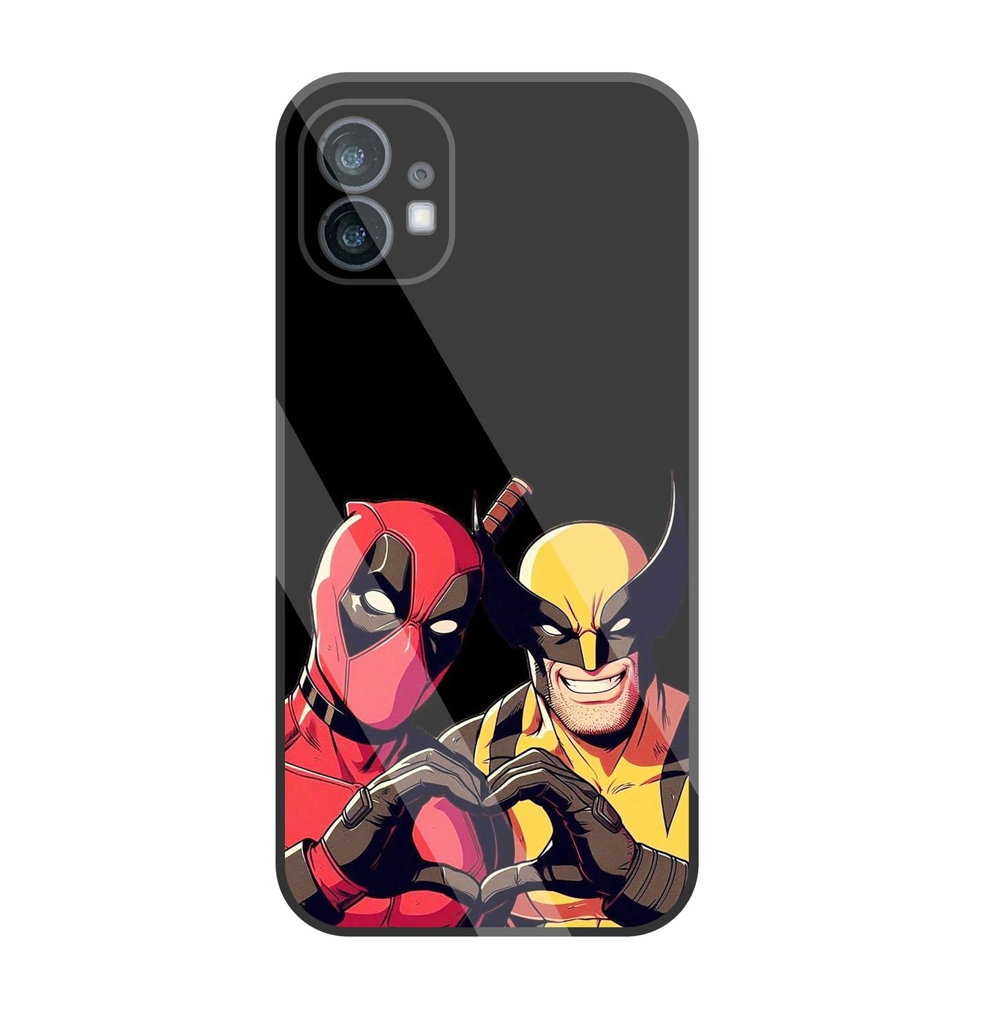 Deadpool & Wolverine Glass Case For Nothing Phone 1
