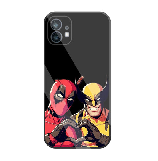 Deadpool & Wolverine Glass Case For Nothing Phone 1