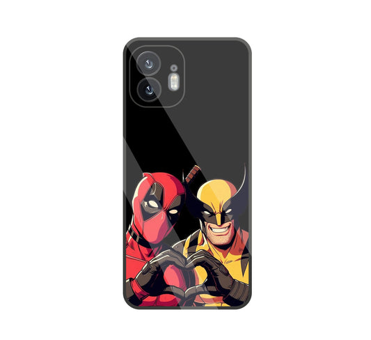 Deadpool & Wolverine glass Case For Nothing Phone 2