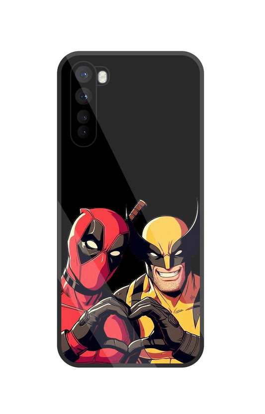 Deadpool & Wolverine Glass Case For OnePlus Nord