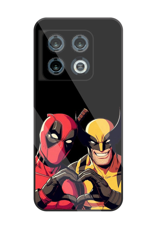Deadpool & Wolverine Glass Case For OnePlus 10 Pro
