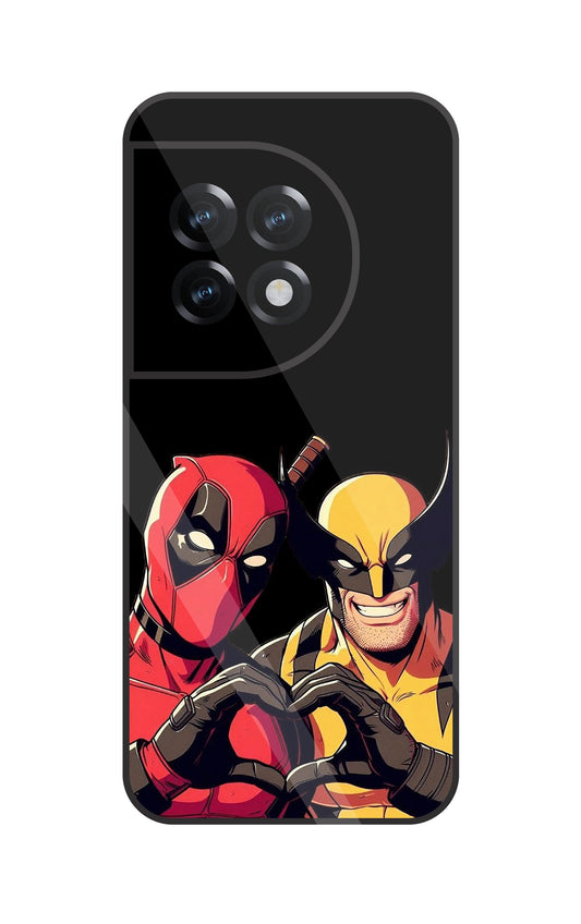Deadpool & Wolverine Glass Case For OnePlus 11R