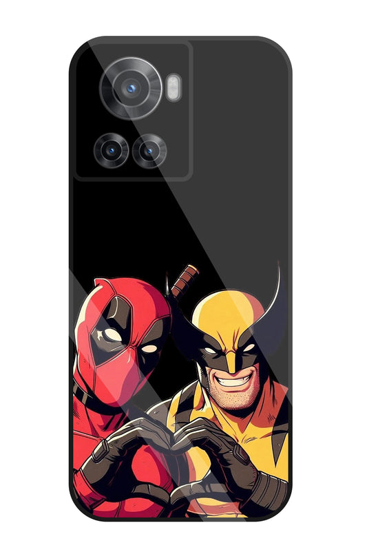 Deadpool & Wolverine Glass Case For OnePlus 10R