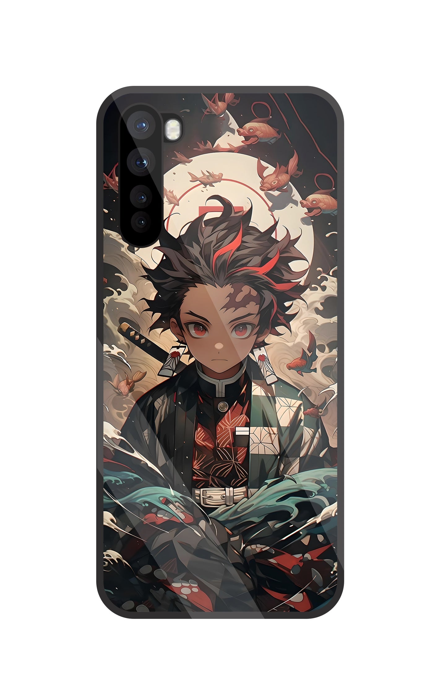 Demon Slayer Glass Case For OnePlus Nord