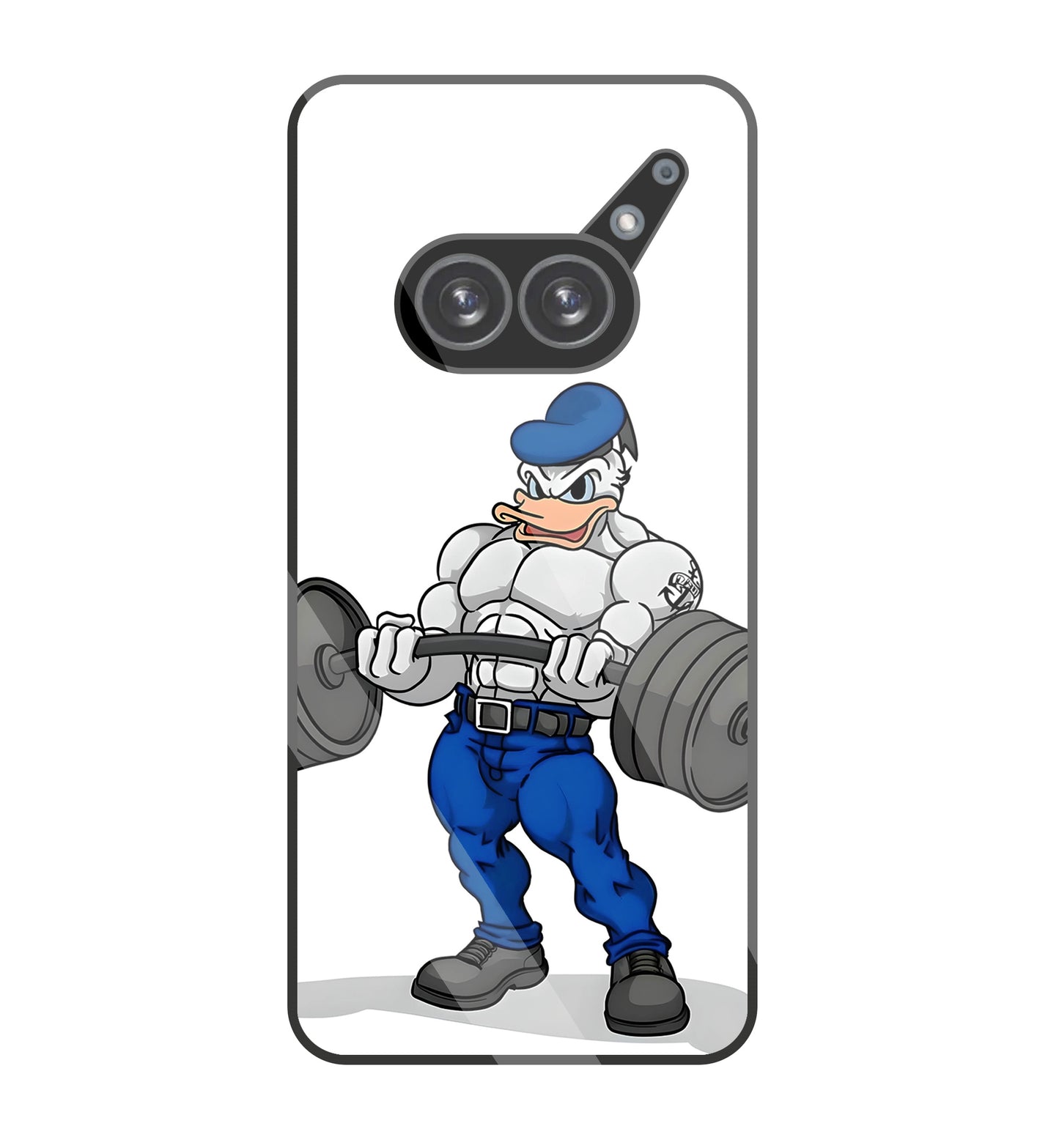 Donald Duck With Gym Glass Case For Nothing Phone 2A
