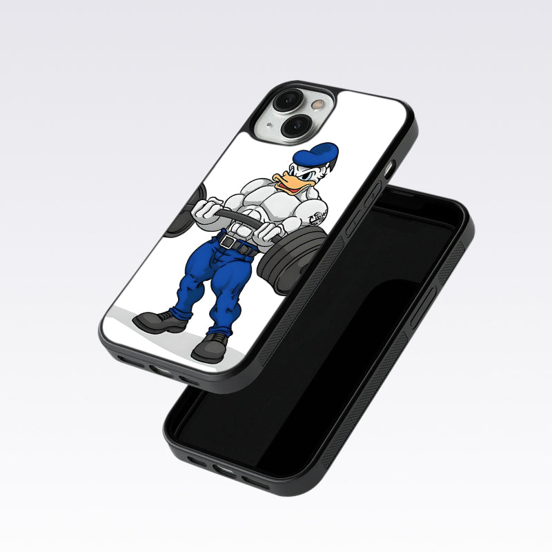 Donald Duck With Gym Glass Case For OnePlus 10 Pro