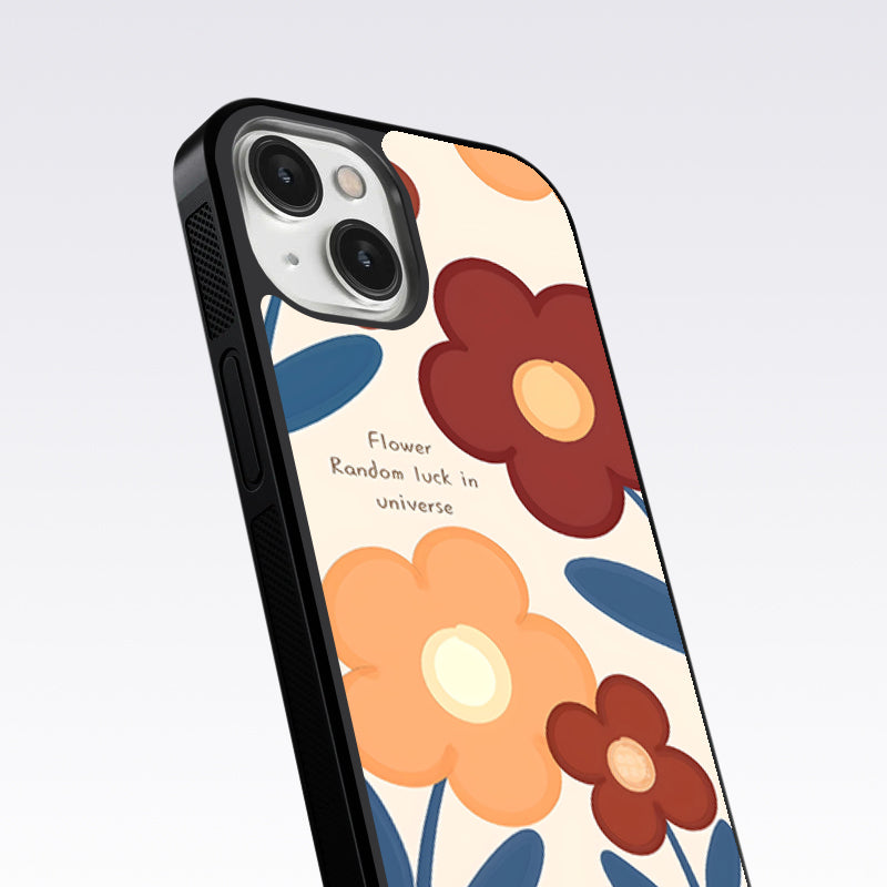 Flower Random Luck Glass Case For Nothing Phone 1