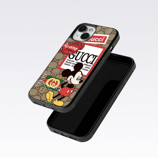 Gucci Mickey Glass Case For OnePlus 12R