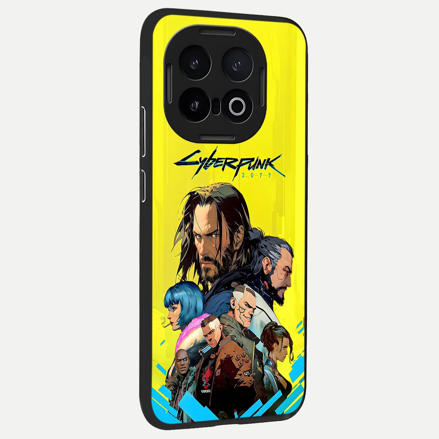Neon Rebel Genesis back cover for iQOO 13 slim fit glass case with vibrant aesthetic design