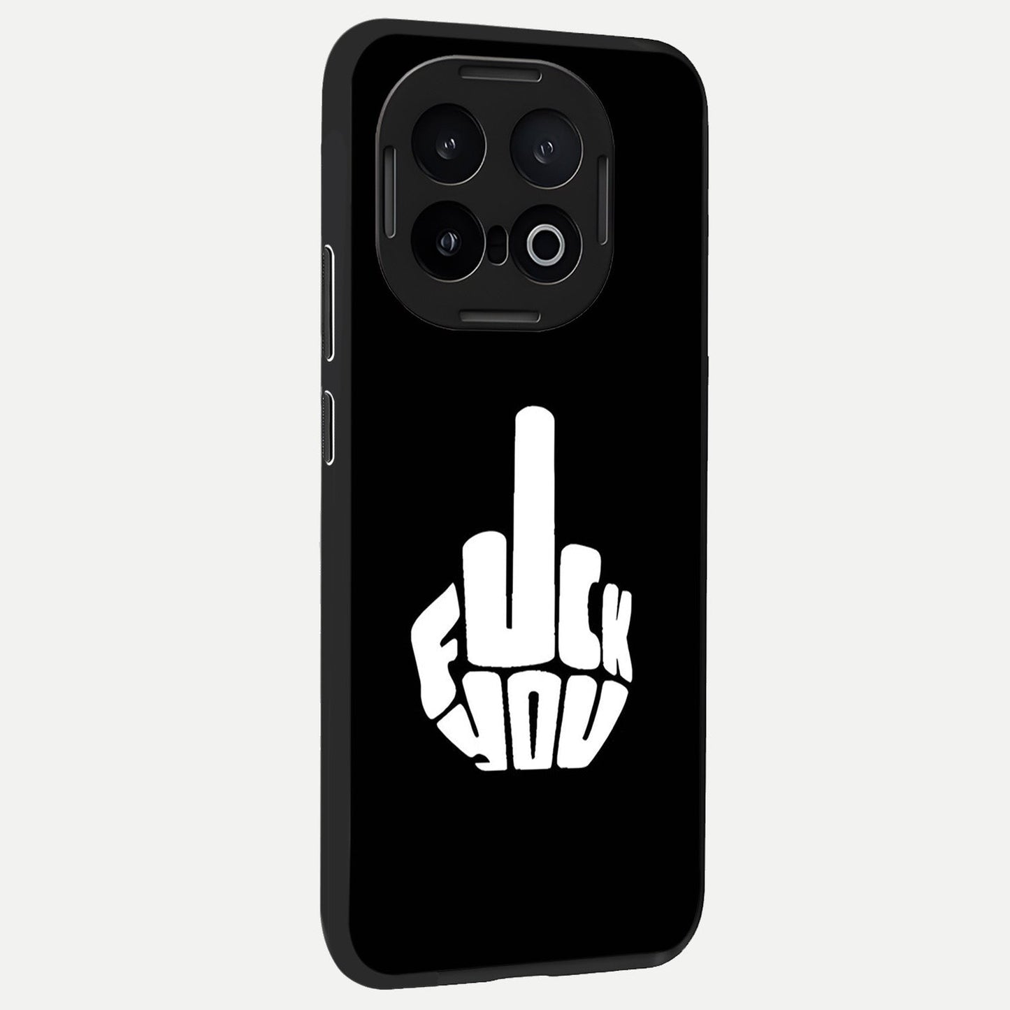 Rebel Mode On back cover for iQOO 13 slim fit glass case with vibrant aesthetic design