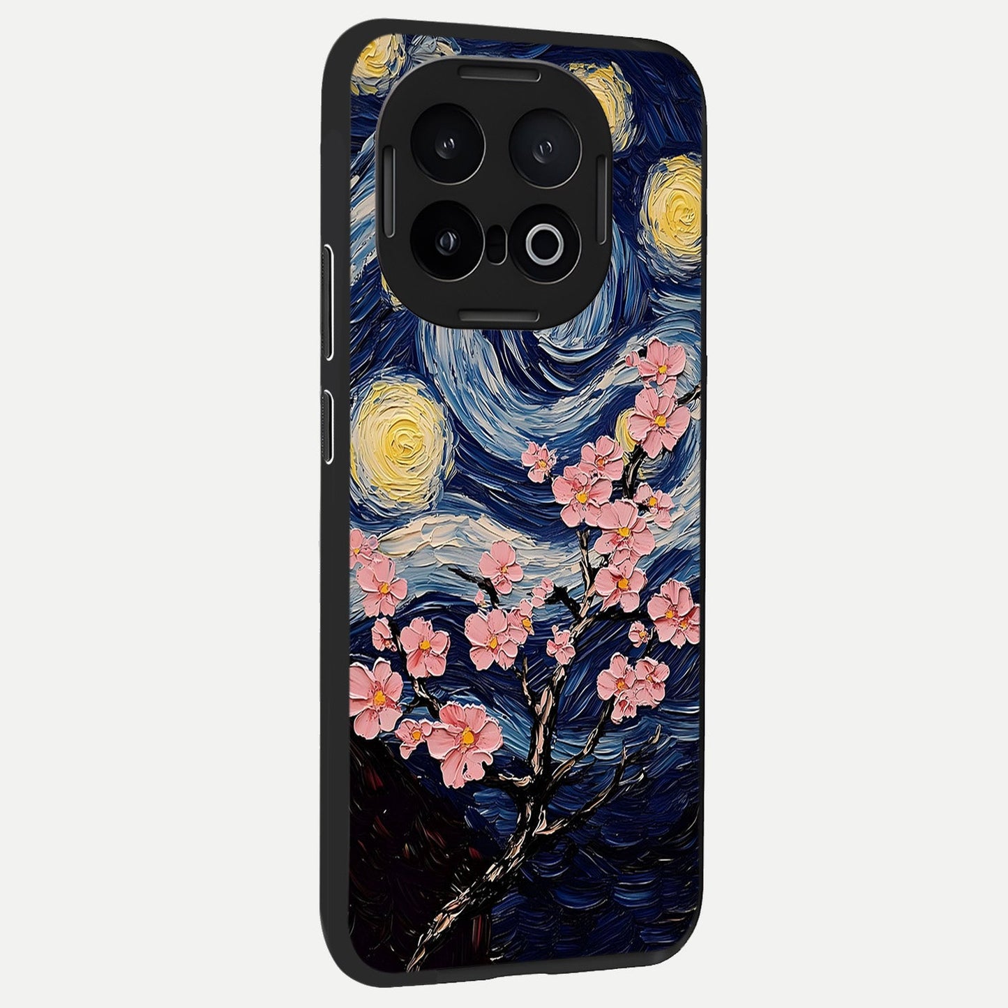 Van Gogh Scenery back cover for iQOO 13 slim fit glass case with vibrant aesthetic design