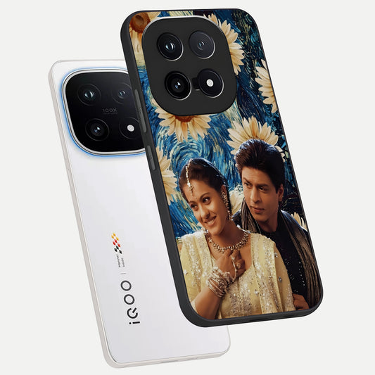 Eternal Love Story phone case for iQOO 15 showing premium glass back cover with detailed artwork