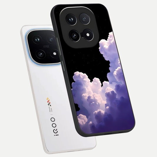 Starlit Night Whispers phone case for iQOO 15 showing premium glass back cover with detailed artwork
