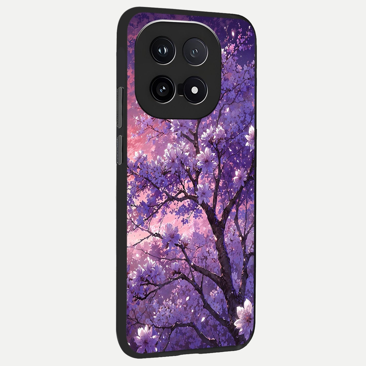 Blossom Tree back cover for iQOO 15 slim fit glass case with vibrant aesthetic design