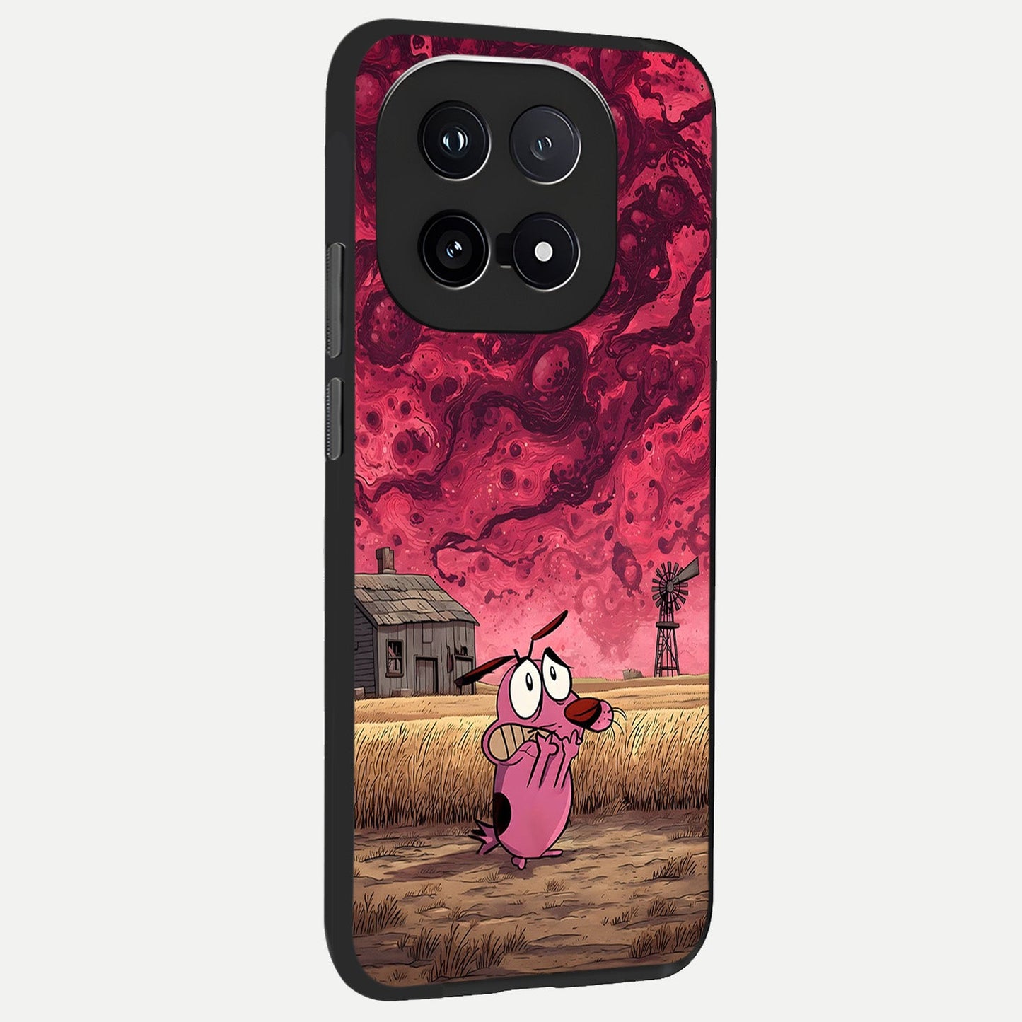 Courage Under Sky back cover for iQOO 15 slim fit glass case with vibrant aesthetic design