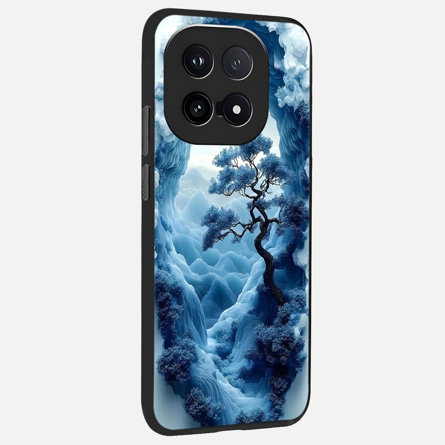 Frozen Serenity Gate back cover for iQOO 15 slim fit glass case with vibrant aesthetic design