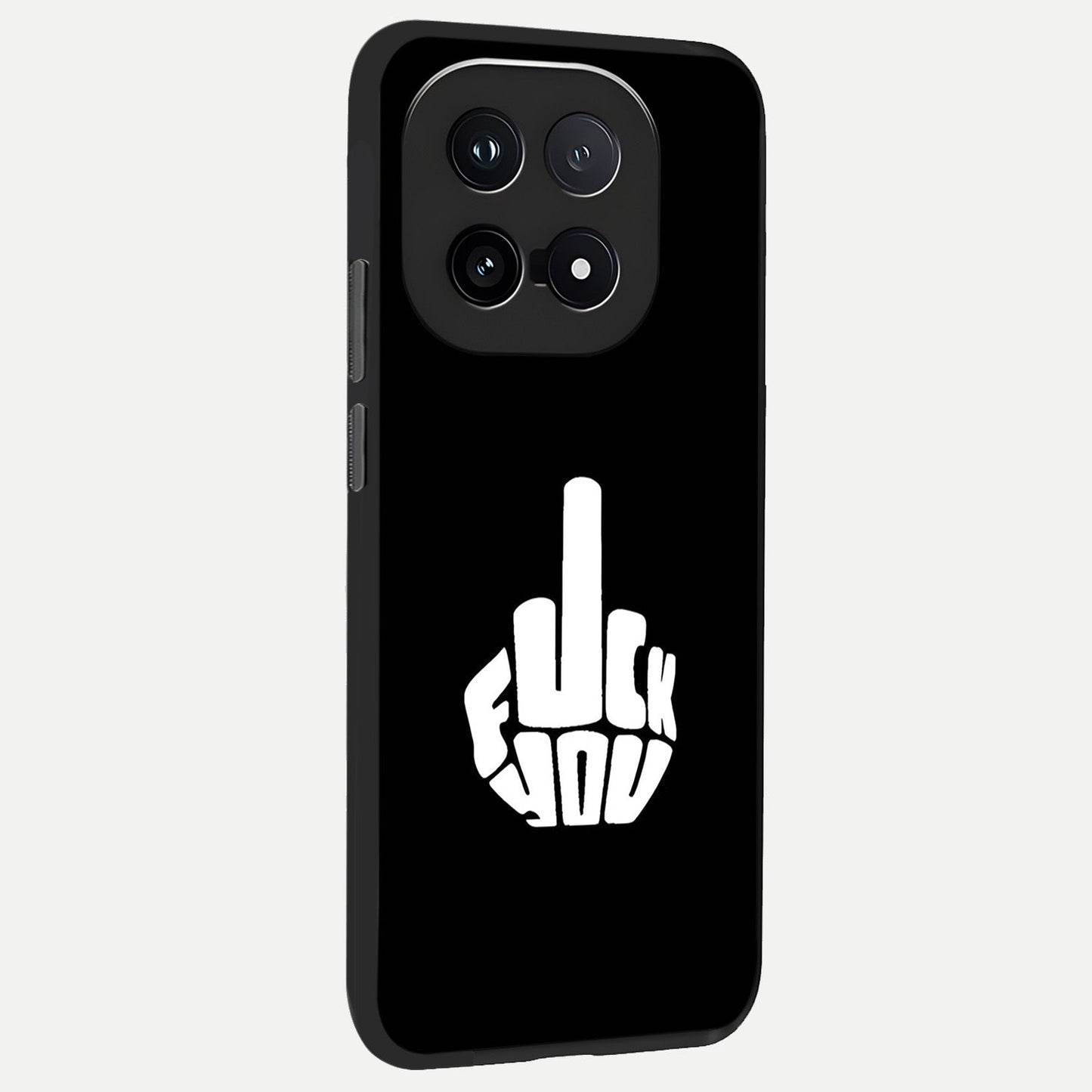 Rebel Mode On back cover for iQOO 15 slim fit glass case with vibrant aesthetic design