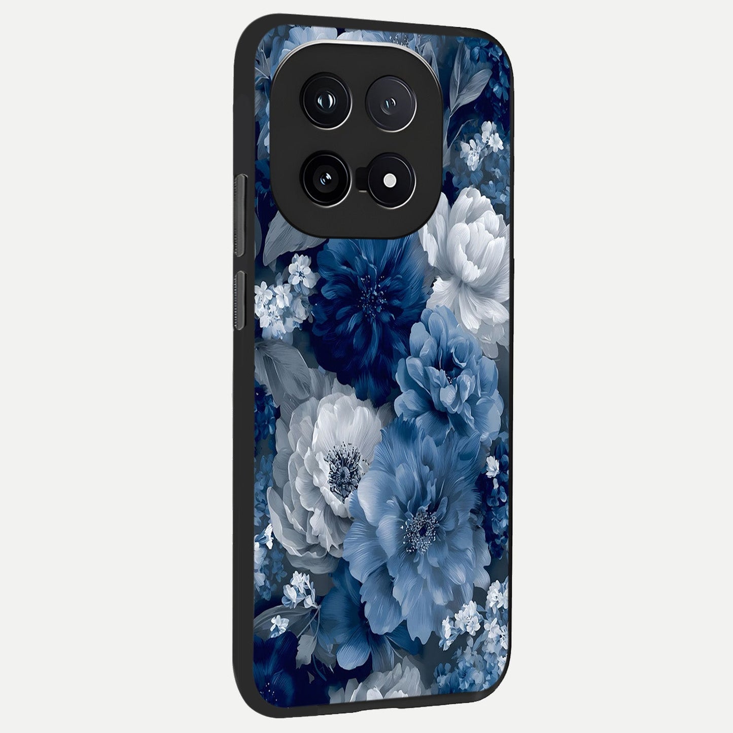 Royal Bloom Garden back cover for iQOO 15 slim fit glass case with vibrant aesthetic design
