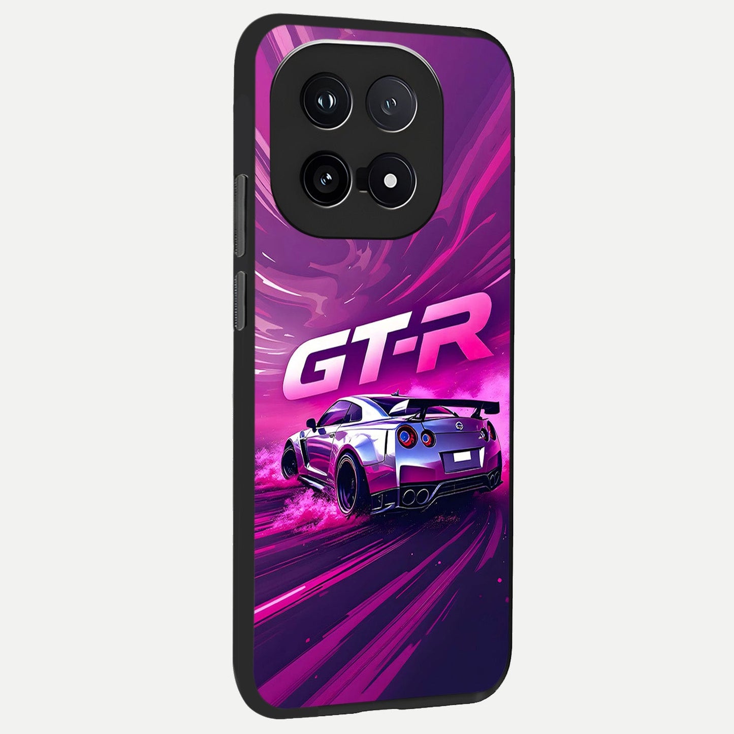 Speed Drift Legend back cover for iQOO 15 slim fit glass case with vibrant aesthetic design