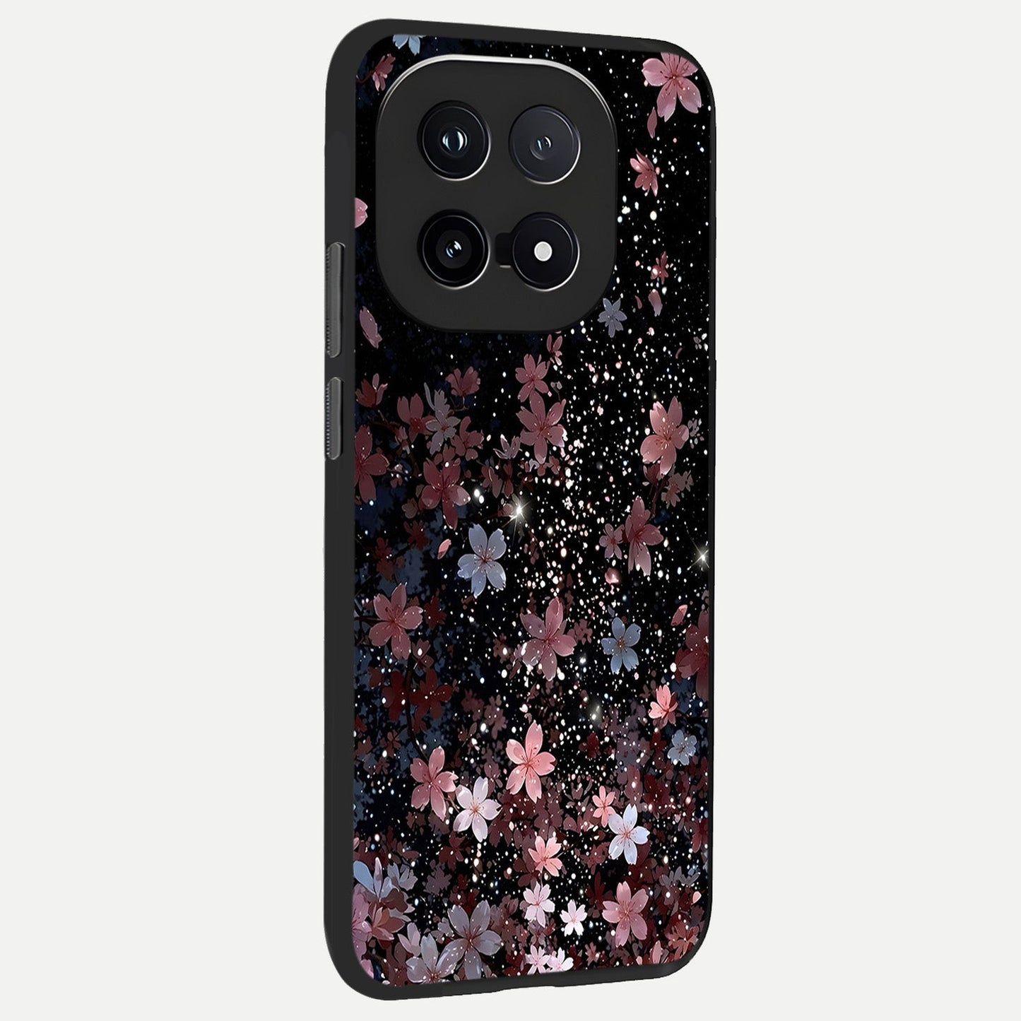 Starlit Flower Dreams back cover for iQOO 15 slim fit glass case with vibrant aesthetic design