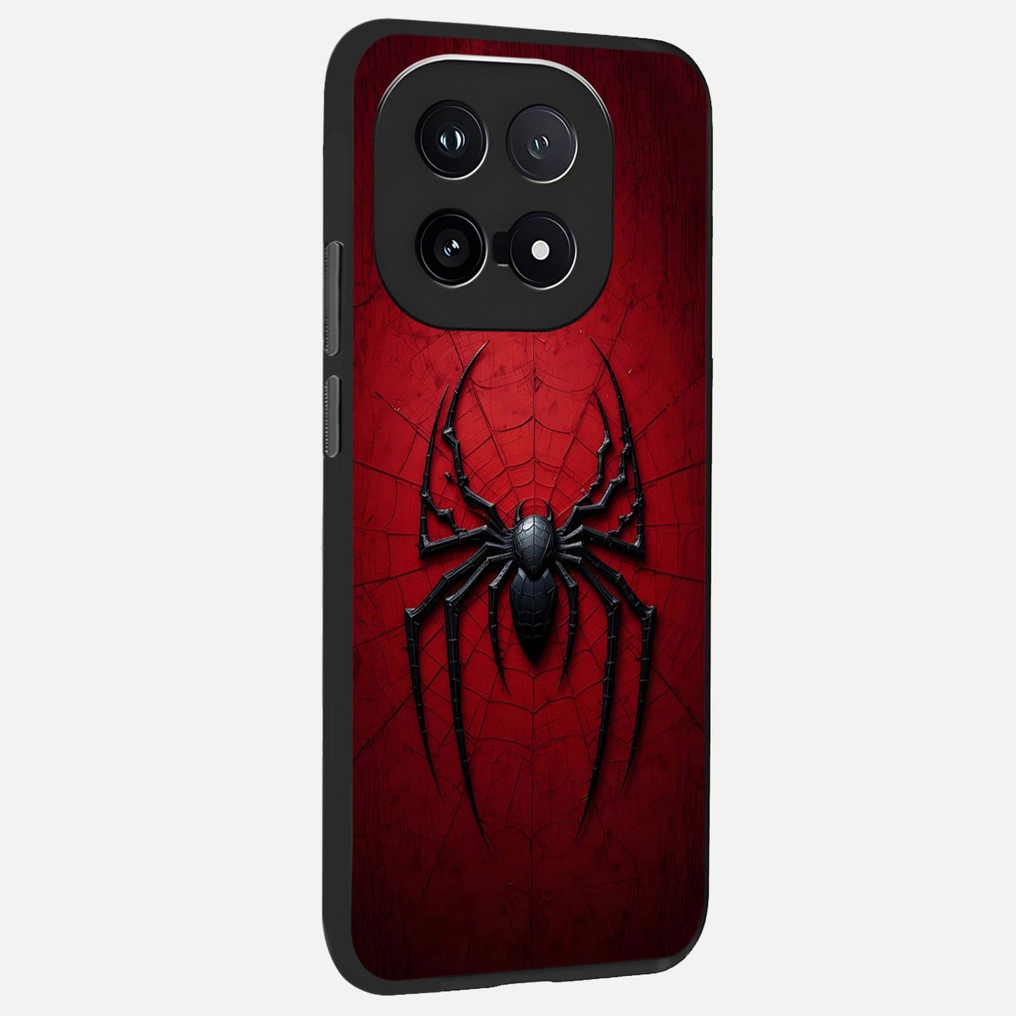 Superhero Web Emblem back cover for iQOO 15 slim fit glass case with vibrant aesthetic design