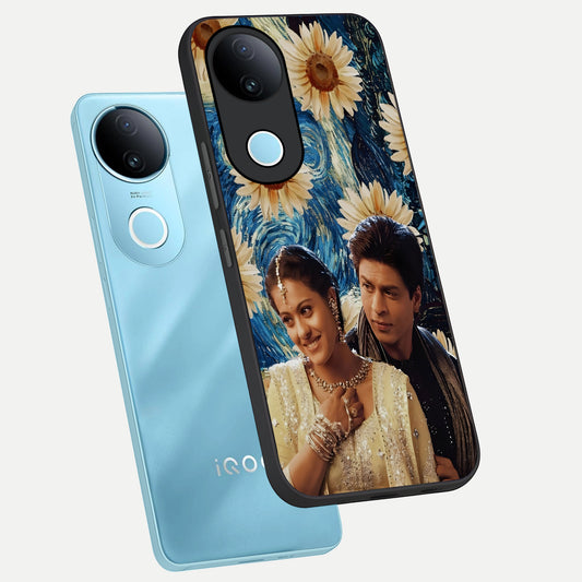 Eternal Love Story phone case for iQOO Z10R showing premium glass back cover with detailed artwork
