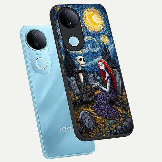 Eternal Night Love phone case for iQOO Z10R showing premium glass back cover with detailed artwork