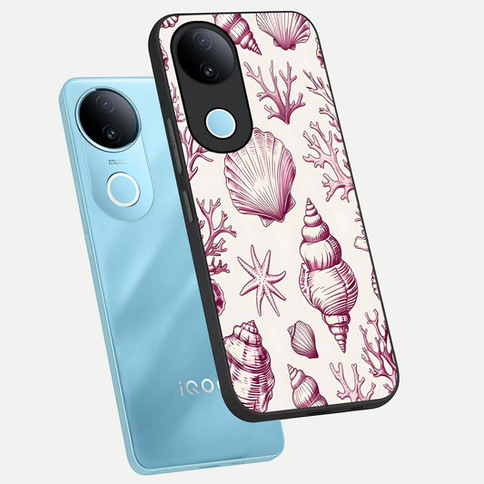 Pink Power Sparks phone case for iQOO Z10R showing premium glass back cover with detailed artwork
