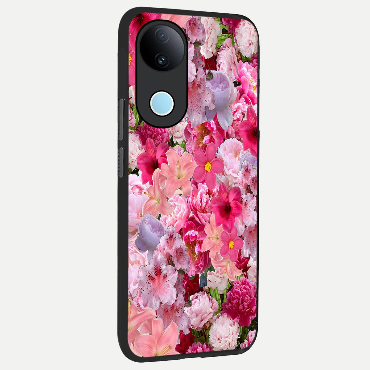 Bloom Crush Fantasy back cover For iQOO Z10R 5G slim fit glass case with vibrant aesthetic design
