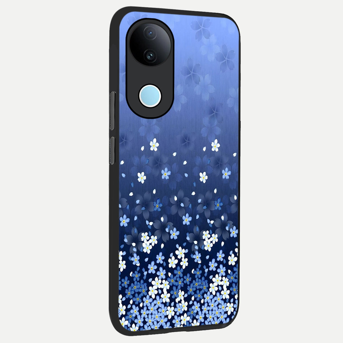 Blue Starry back cover For iQOO Z10R 5G slim fit glass case with vibrant aesthetic design