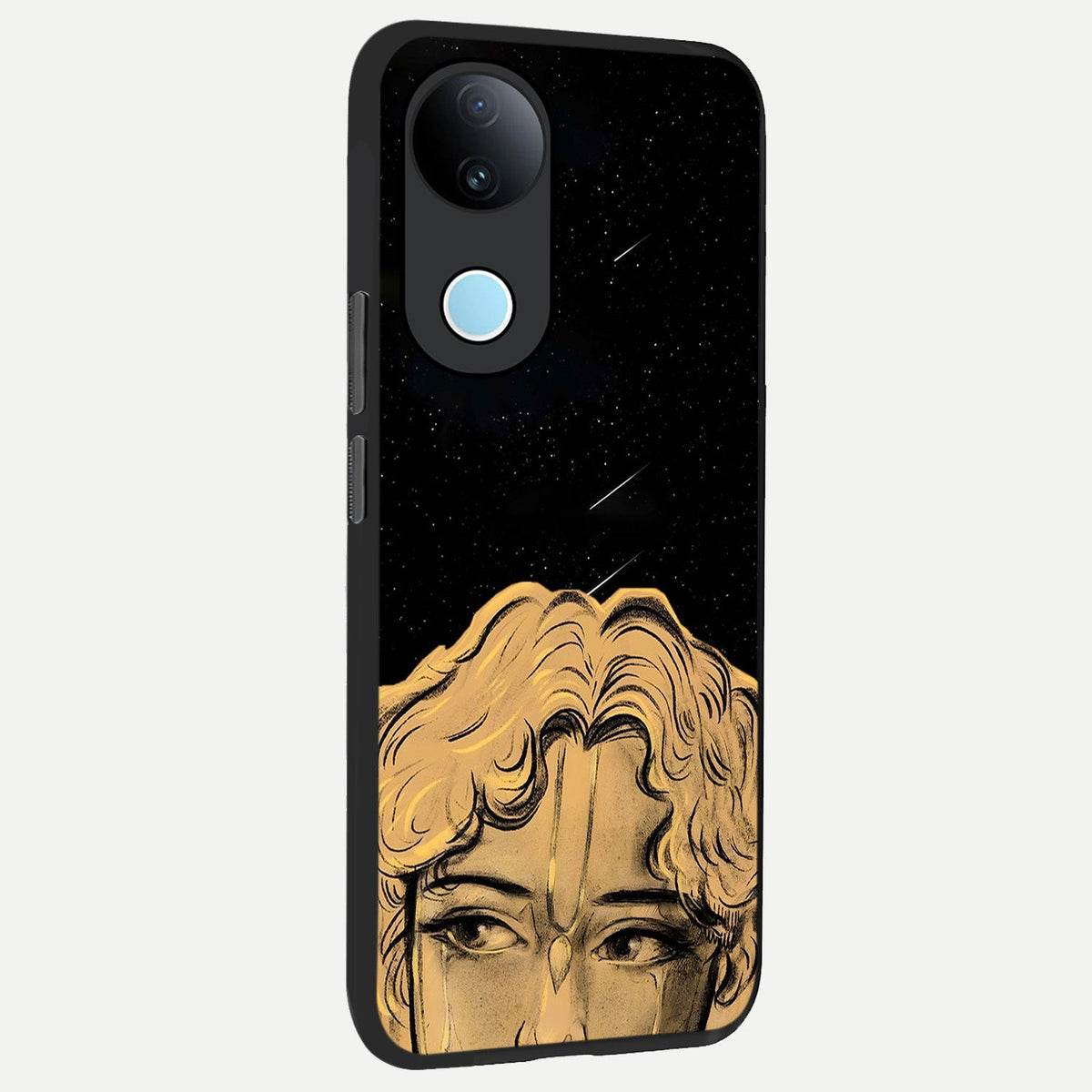 Celestial Gods Plan back cover For iQOO Z10R 5G slim fit glass case with vibrant aesthetic design