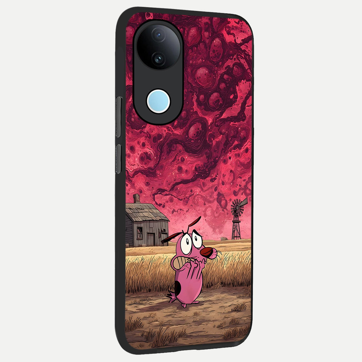 Courage Under Sky back cover For iQOO Z10R 5G slim fit glass case with vibrant aesthetic design