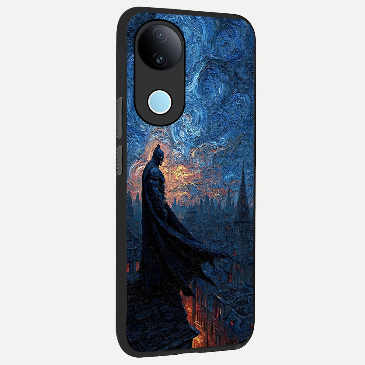 Dark Knight Dusk back cover For iQOO Z10R 5G slim fit glass case with vibrant aesthetic design