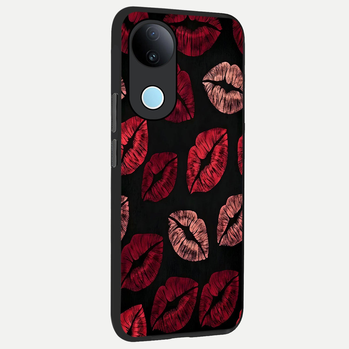 Midnight Kiss Love back cover For iQOO Z10R 5G slim fit glass case with vibrant aesthetic design