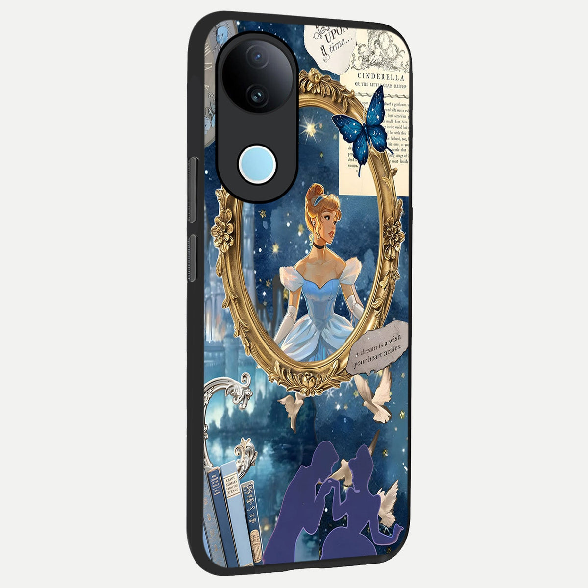 Midnight Queen back cover For iQOO Z10R 5G slim fit glass case with vibrant aesthetic design