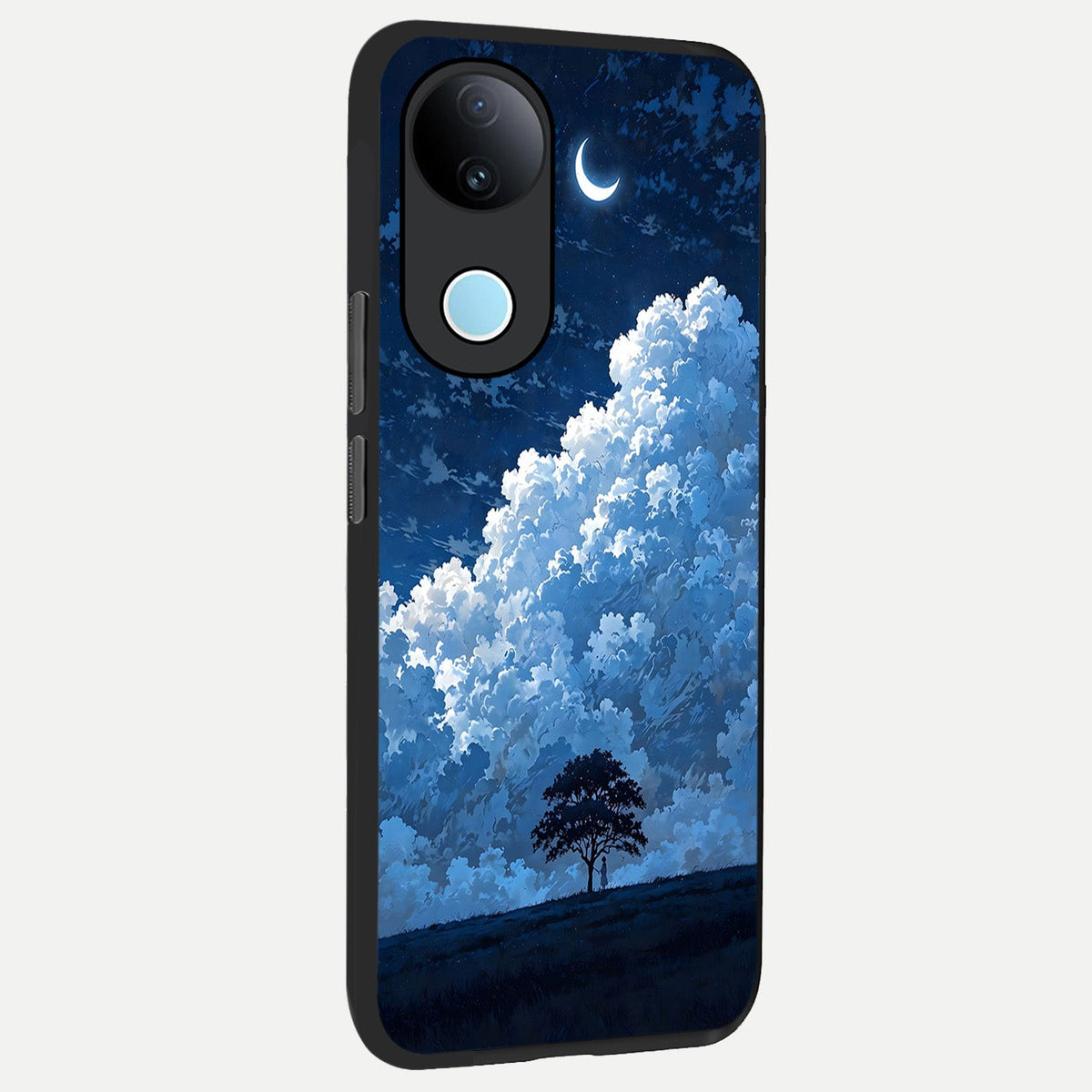 Midnight Sky Serenity back cover For iQOO Z10R 5G slim fit glass case with vibrant aesthetic design