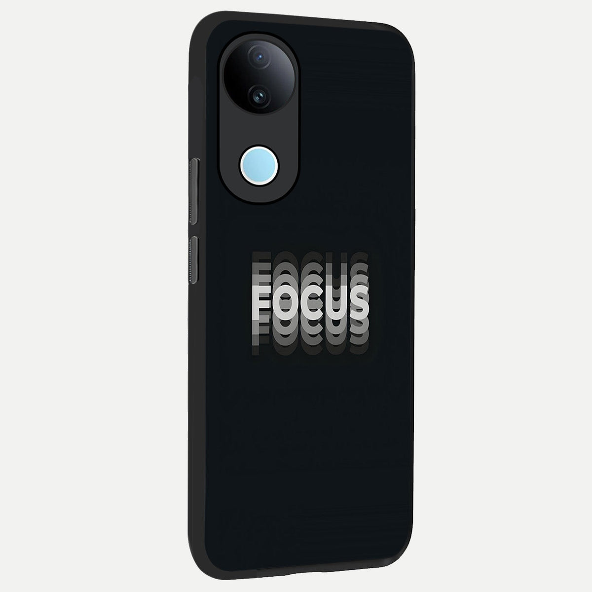 Mono Focus Vision back cover For iQOO Z10R 5G slim fit glass case with vibrant aesthetic design